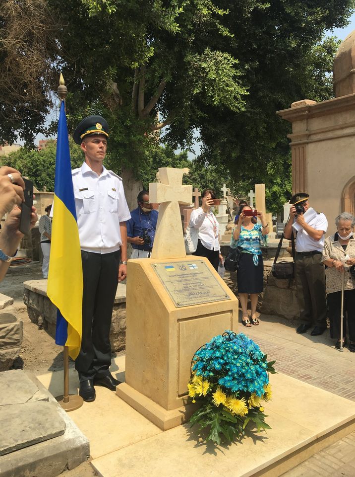 У Каїрі встановили пам’ятний хрест на честь першого адмірала України