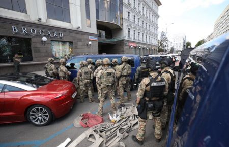 Захват отделения банка в Киеве: злоумышленник задержан