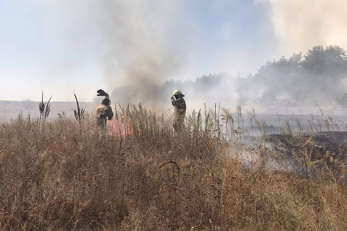 Пожар на Луганщине: пропавший без вести военный погиб