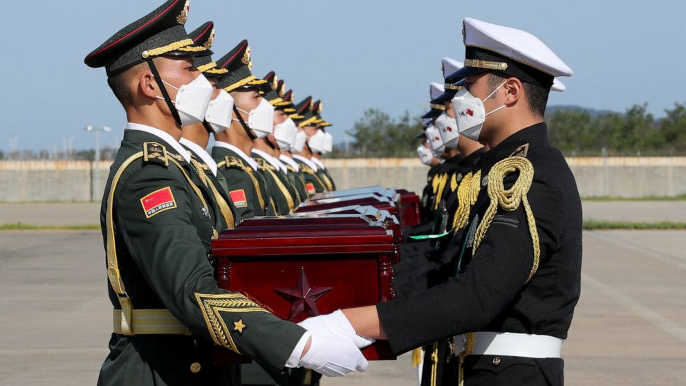 Південна Корея повернула останки 117 китайських солдатів, загиблих у Корейській війні