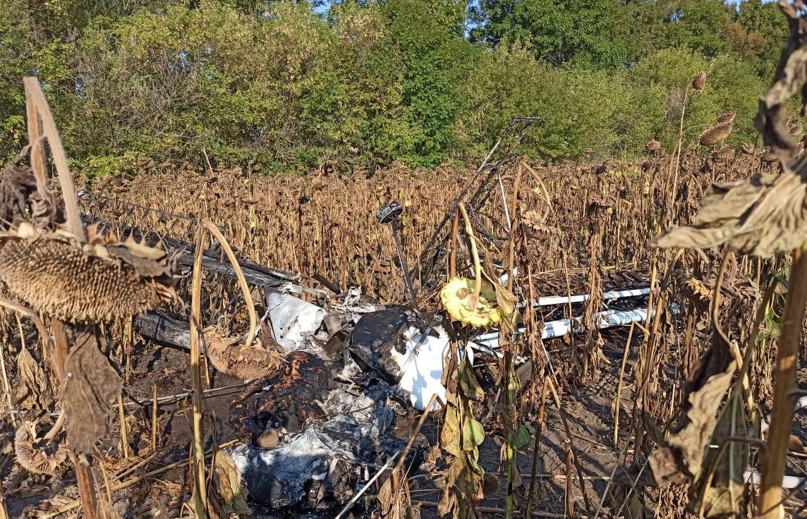 На Сумщині розбився літак: поліція відкрила кримінальне провадження