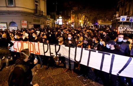 У Флоренції пройшли протести проти карантину, поліція затримала 20 учасників