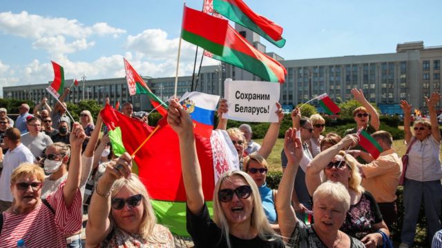 У Білорусі скасували масштабний провладний мітинг