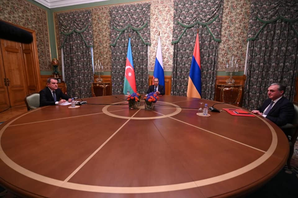 Конфлікт у Нагірному Карабаху: у Москві розпочалася зустріч глав МЗС Азербайджану, Вірменії та Росії