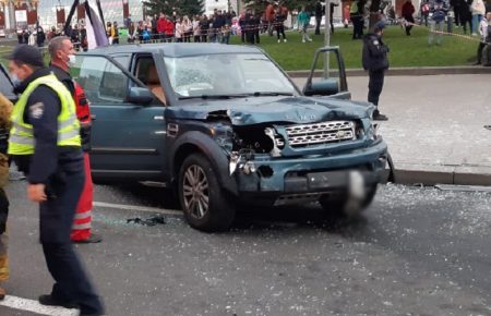 ДТП на Майдані Незалежності: поліцейські затримали водія