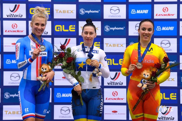 Українка Олена Старікова стала чемпіонкою Європи з велотреку у гонці кейрін