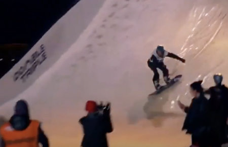 Украинский сноубордист первым в мире выполнил трюк Backflip-Wallride-Backflip  (видео)