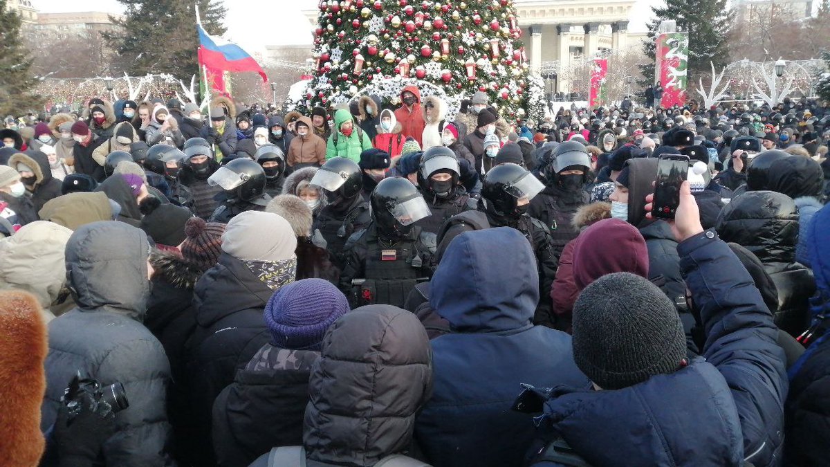 На мітингах проти арешту Навального затримали понад 200 людей