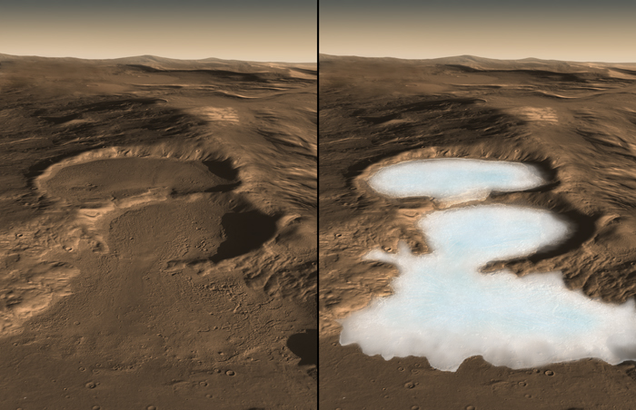На Марсі знайшли сліди десятків льодовикових періодів