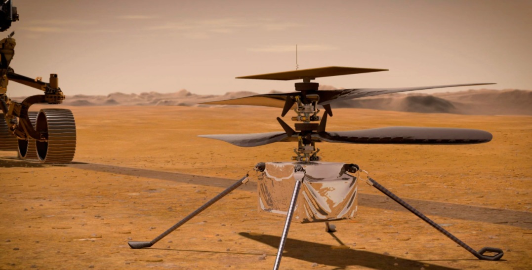 NASA зв'язалося зі своїм гелікоптером на Марсі, тепер він має витримати холодну ніч на планеті