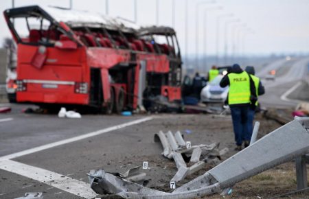 В Польше предъявили обвинение водителю автобуса, в результате аварии которого погибли 5 украинцев