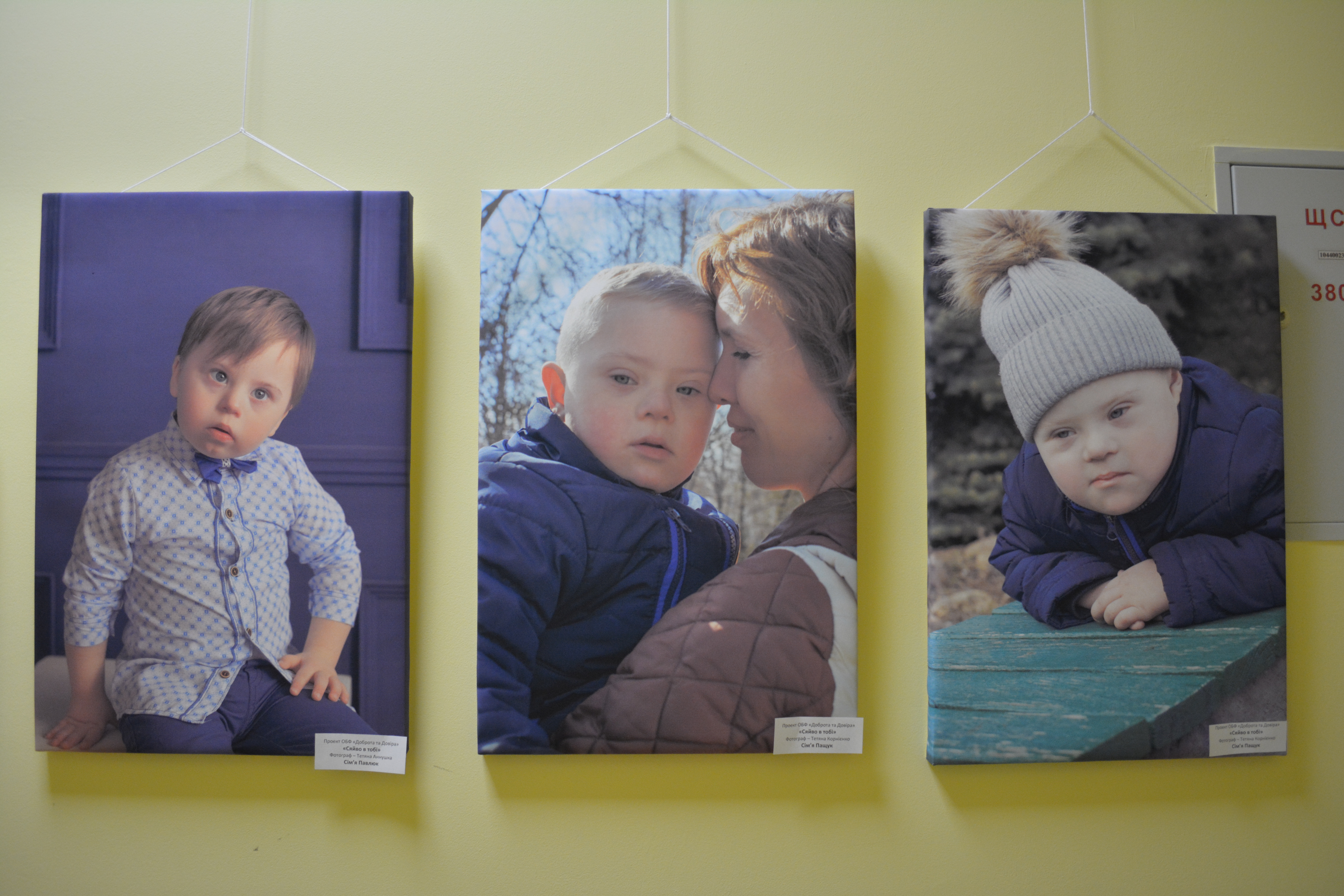 «Свет в тебе»: в Николаеве открылась фотовыставка о детях с синдромом Дауна (фото)
