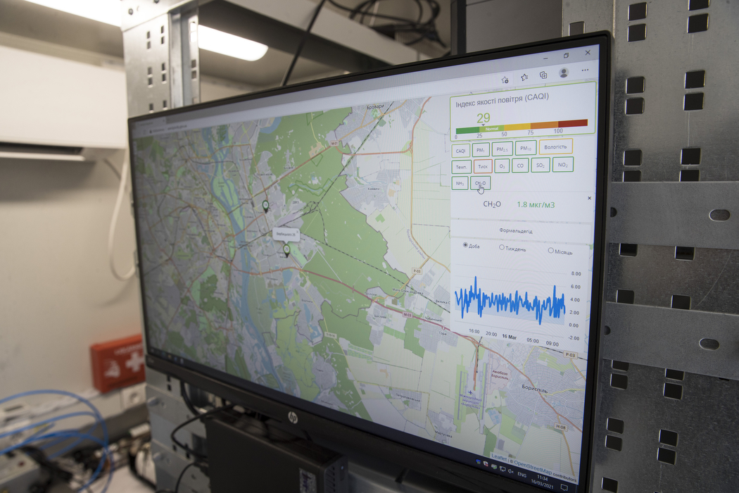 В столице установили два поста мониторинга воздуха, все данные — в открытом доступе  — КГГА