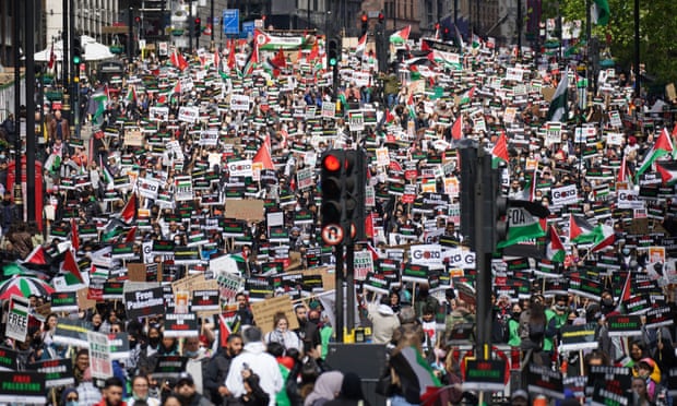 Тисячі людей збираються у Лондоні на марш солідарності з Палестиною