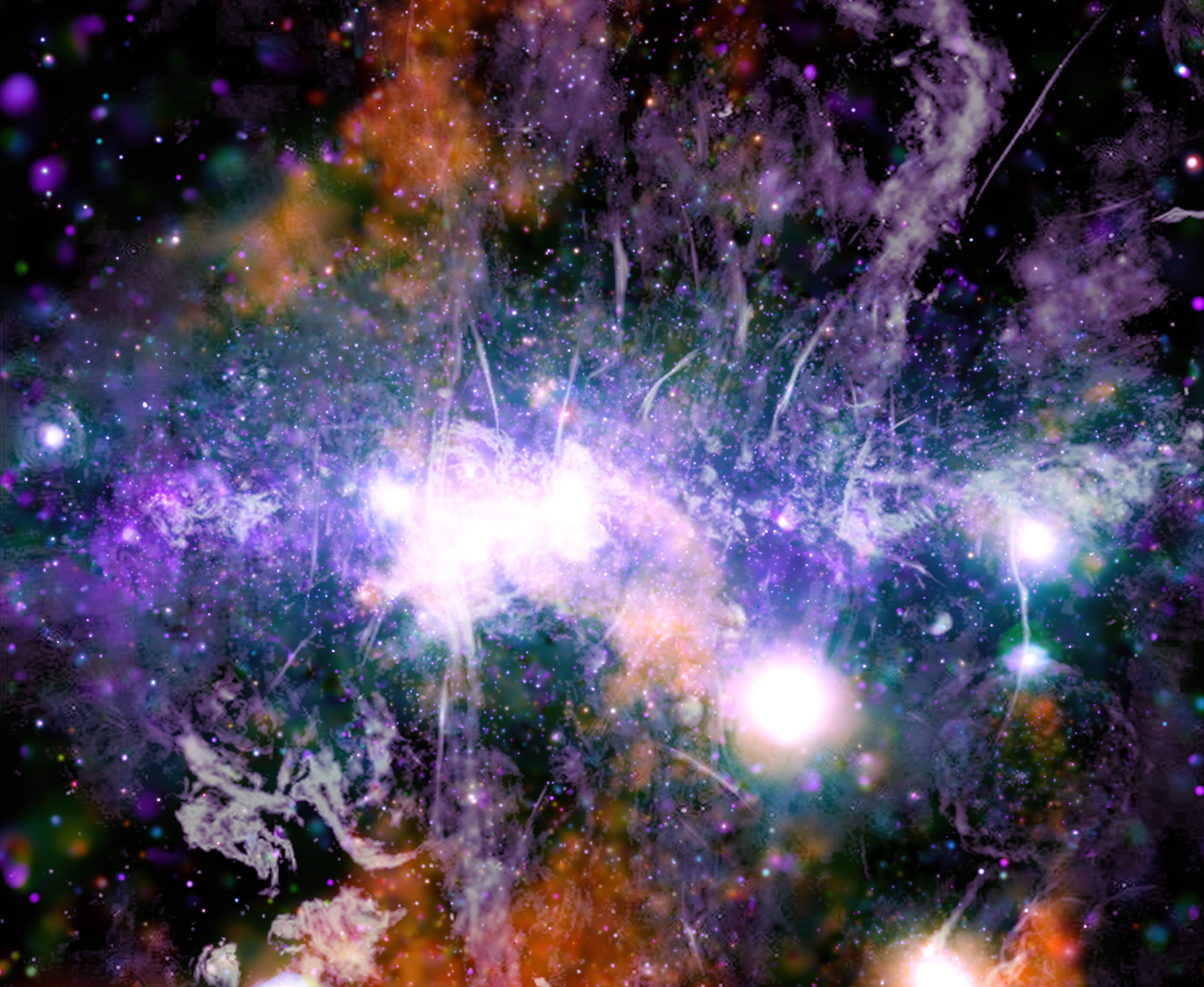 NASA опубликовало новое изображение центра Млечного пути (фото)