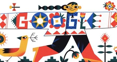 Google присвятив дудл до Дня вишиванки