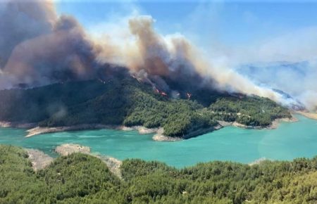 «Національне лихо»: лісові пожежі у Туреччині дісталися готелів