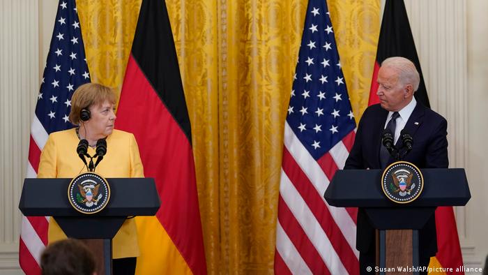 Меркель и Байден во время встречи обсудили также «Северный поток-2» и Украину