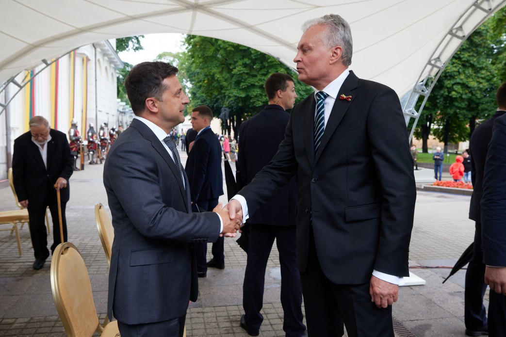 У Вільнюсі розпочалася зустріч Зеленського з президентом Литви