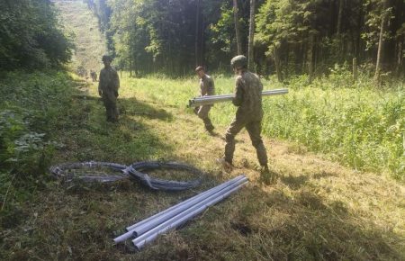 Литва начала строить ограждение на границе с Беларусью
