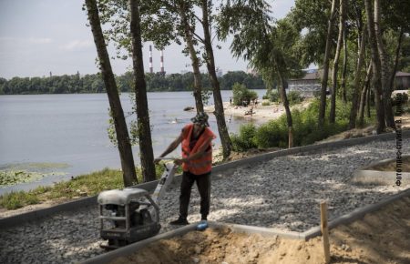 На Осокорках строят новый парк — Кличко опубликовал видео