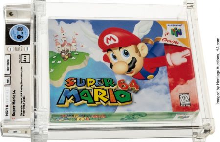 Відеогру Super Mario 64 продали на аукціоні за $1,5 млн