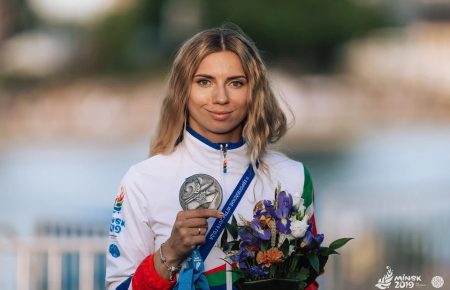 Білоруська легкоатлетка Тимановська виставила на аукціон срібну медаль Європейських ігор