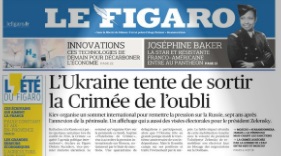Французская газета «Le Figaro» вышла с передовицей «Украина возвращает Крым из забвения» — Кулеба
