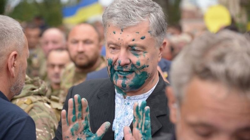 Полиция задержала подозреваемого в нападении на Порошенко в Киеве