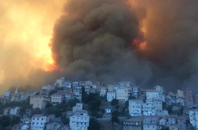 Алжир також потерпає від лісових пожеж, щонайменше 4 загиблих