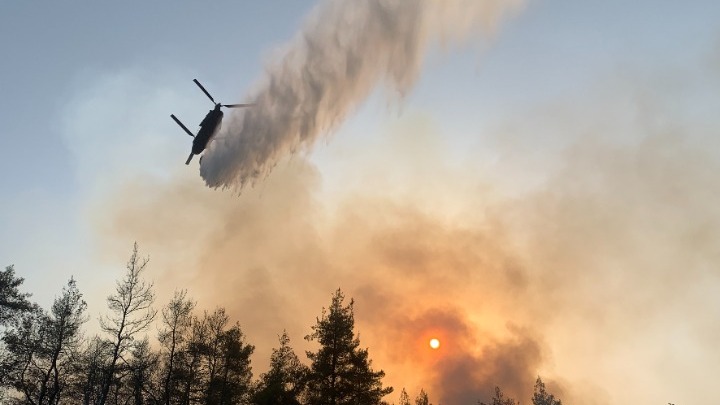 На грецькому острові Закінф розбився пожежний літак, пілот вижив