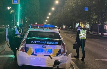 У Києві сталася ДТП за участі автомобіля поліції