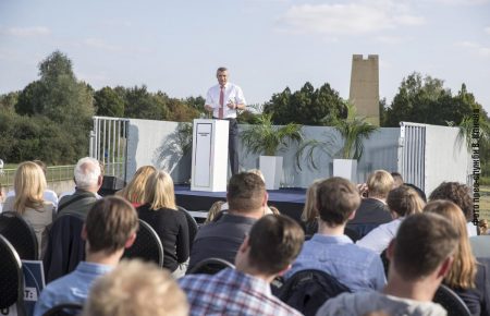 Кличко виступив у Німеччині перед молоддю як гість виборчої кампанії правлячої партії
