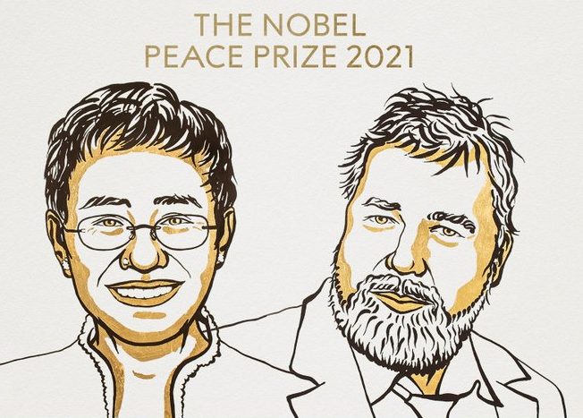 Нобелевскую премию мира получили филиппино-американская журналистка и главный редактор «Новой газеты»