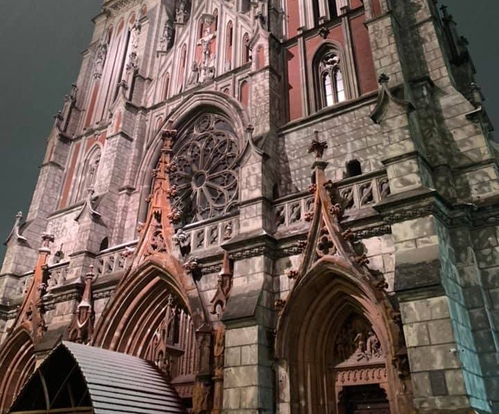Ткаченко: Для реставрації костелу Святого Миколая використовують технологію, розроблену в Німеччині