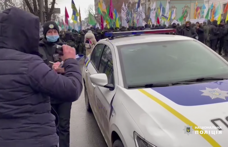 Протести ФОПів у Києві: одна учасниця постраждала, двох людей доставили до відділу