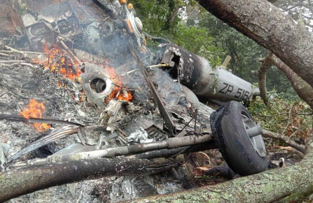В Індії розбився вертоліт із начальником генштабу на борту: щонайменше 12 людей загинули