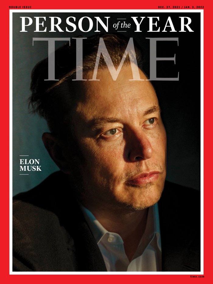 Илон Маск стал человеком года по версии журнала Time