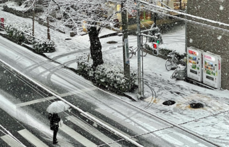 У Токіо вперше за 4 роки сильний снігопад: щонайменше 50 людей травмувалися