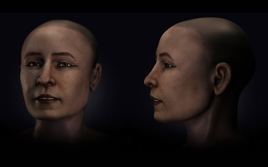 Археологи та вчені відтворили обличчя єгипетської жінки, яка жила у VII столітті до нашої ери