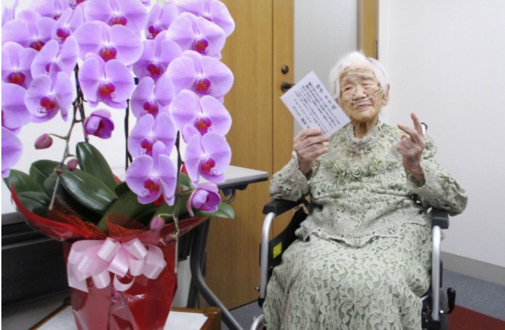 Найстаріша жінка світу з Японії святкує сьогодні 119-річчя