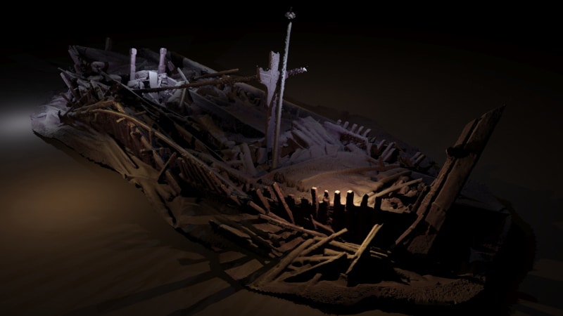 На дні Чорного моря знайшли «кладовище» затонулих кораблів