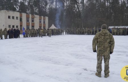 В Киеве впервые провели учения полного состава 112 бригады теробороны — принимали участие 9 батальонов (фото)
