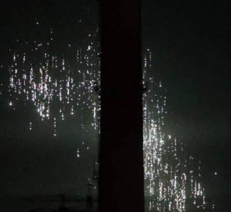 Российские оккупанты применили над окраиной Киева запрещенные фосфорные боеприпасы