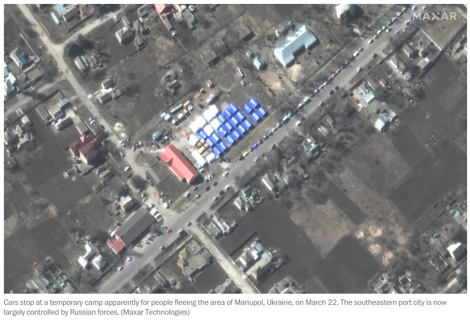 російські окупанти будують під Маріуполем «фільтраційні табори»