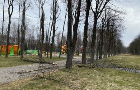 У Харкові вибухнули кілька ракет на території парку, де працювали люди, є поранені 