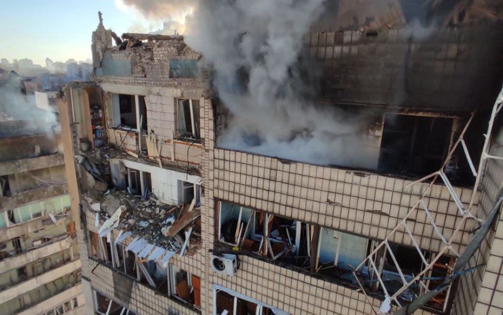 У Києві внаслідок обстрілів пошкоджені понад 200 будинків —  КМДА