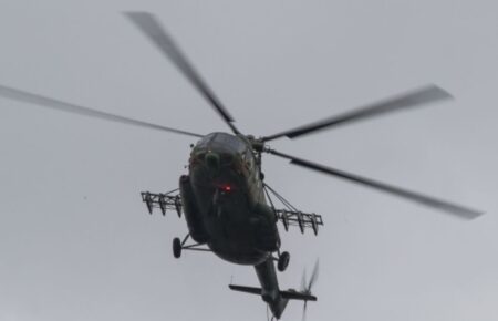 Львовские десантники сбили российский вертолет Ми-24 (видео)