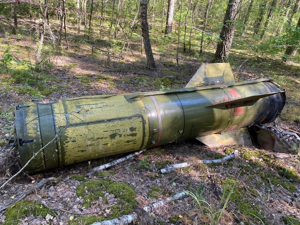 В лесу под Славутичем нашли российскую ракету «Точка-У» (фото)