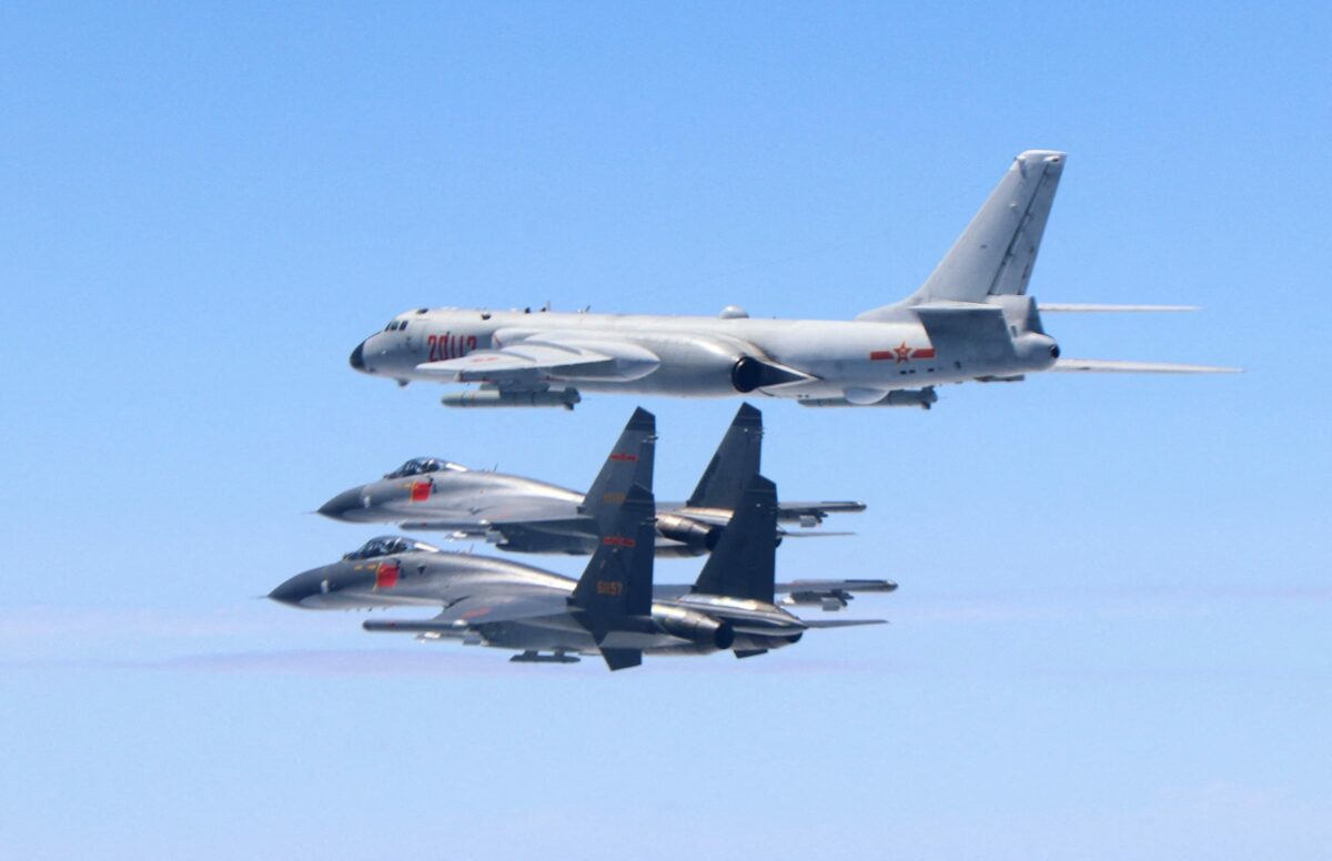 Десятки літаків ВПС Китаю знову увійшли в зону ППО Тайваню